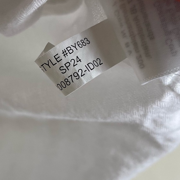 J. Crew Bib Button Up Shirt in Herringbone Twill White Size Large - Picture 4 of 8